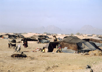 Кандагар. Палатки кочевников