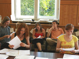Студенты ФТАД на практике в применой комиссии. Лето 2008 г.