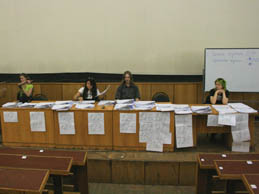 Студенты ФТАД на практике в применой комиссии. Лето 2008 г.