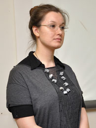 Зотова Анастасия отвечает на вопросы оппонентов