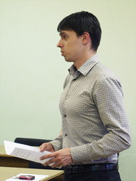 Шемонаев Евгений отвечает на вопросы оппонентов