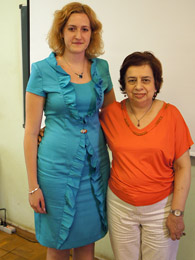 Шерышева Екатерина с научным руководителем - Новосельской Ю.И. Фото на память