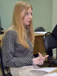 Беспалова Светлана отвечает на вопросы комиссии
