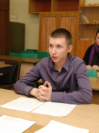 Лазарев Николай отвечает на вопросы комиссии