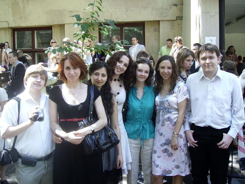 Студенты ФТАД вместе с зам.декана Аллой Ткаченко