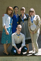 Выпускники ФТАД-2009 группа Историческая информатика