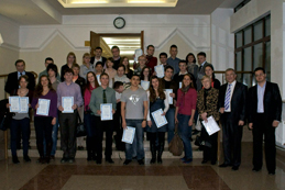 Участники III Межвузовской студенческой олимпиады по исторической информатике. Фото на память
