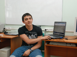 Студент 3-го курса Иван Сивохин представляет свой сайт